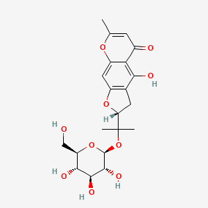 molecular formula C21H26O10 B2661073 Monnieriside G 