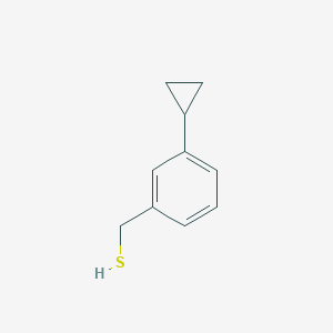 molecular formula C10H12S B2661098 (3-Cyclopropylphenyl)methanethiol CAS No. 1508891-26-6