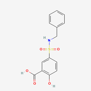 B2661199 5-(Benzylsulfamoyl)-2-hydroxybenzoic acid CAS No. 327093-03-8