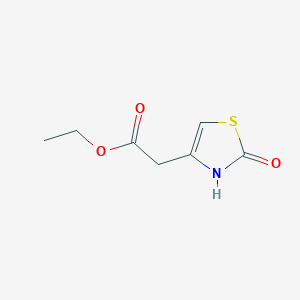 molecular formula C7H9NO3S B2661207 Ethyl 2-(2-oxo-2,3-dihydrothiazol-4-yl)acetate CAS No. 56417-55-1
