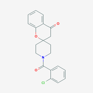 1'-(2-Chlorobenzoyl)spiro[chroman-2,4'-piperidin]-4-one