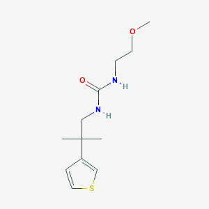 1-(2-Methoxyethyl)-3-(2-methyl-2-(thiophen-3-yl)propyl)urea