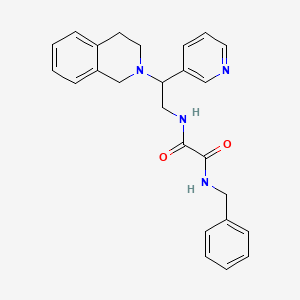 N-benzyl-N'-[2-(3,4-dihydroisoquinolin-2(1H)-yl)-2-pyridin-3-ylethyl]ethanediamide