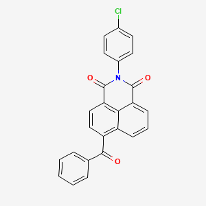 6-benzoyl-2-(4-chlorophenyl)-1H-benzo[de]isoquinoline-1,3(2H)-dione