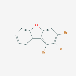molecular formula C12H5Br3O B026613 1,2,3-Tribromo-dibenzofuran CAS No. 103456-41-3