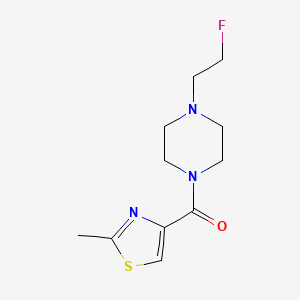 (4-(2-Fluoroethyl)piperazin-1-yl)(2-methylthiazol-4-yl)methanone