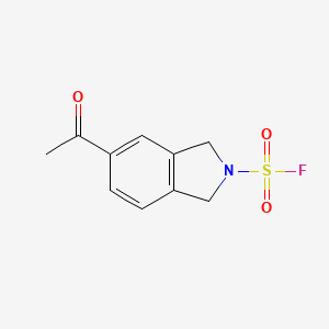 5-Acetyl-1,3-dihydroisoindole-2-sulfonyl fluoride