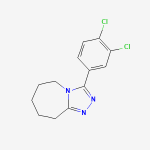 3-(3,4-dichlorophenyl)-6,7,8,9-tetrahydro-5H-[1,2,4]triazolo[4,3-a]azepine
