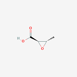 molecular formula C4H6O3 B2661457 rac-(2R,3S)-3-methyloxirane-2-carboxylic acid CAS No. 50468-19-4; 96150-05-9