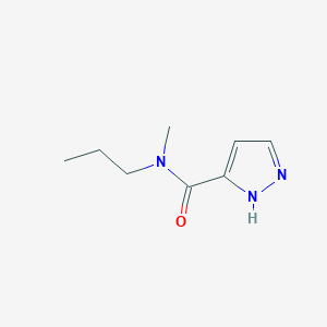 molecular formula C8H13N3O B2661460 N-Methyl-N-propyl-1H-pyrazole-5-carboxamide CAS No. 1933572-70-3