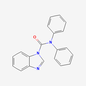 molecular formula C20H15N3O B2661720 N,N-diphenyl-1H-1,3-benzodiazole-1-carboxamide CAS No. 2506-06-1