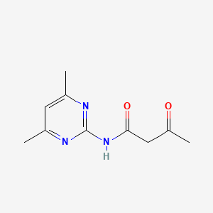 molecular formula C10H13N3O2 B2661965 N-(4,6-dimethylpyrimidin-2-yl)-3-oxobutanamide CAS No. 338420-50-1