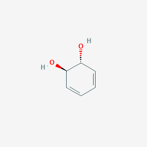 molecular formula C6H8O2 B026620 (1R,2R)-cyclohexa-3,5-diene-1,2-diol CAS No. 103302-38-1