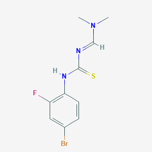 N-(4-bromo-2-fluorophenyl)-N'-[(dimethylamino)methylene]thiourea