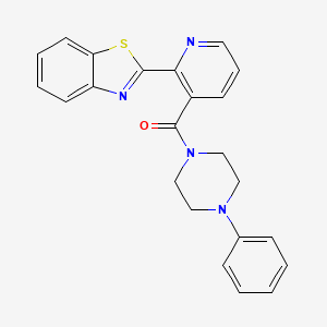 (2-(Benzo[d]thiazol-2-yl)pyridin-3-yl)(4-phenylpiperazin-1-yl)methanone