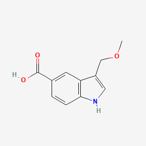 3-(Methoxymethyl)-1H-indole-5-carboxylic acid