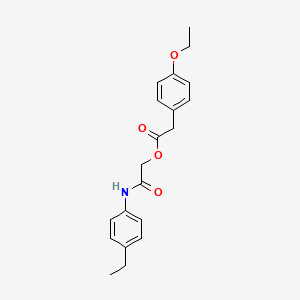 [(4-Ethylphenyl)carbamoyl]methyl 2-(4-ethoxyphenyl)acetate