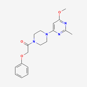 1-(4-(6-Methoxy-2-methylpyrimidin-4-yl)piperazin-1-yl)-2-phenoxyethanone