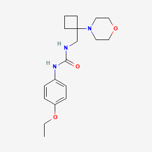 1-(4-Ethoxyphenyl)-3-[(1-morpholin-4-ylcyclobutyl)methyl]urea