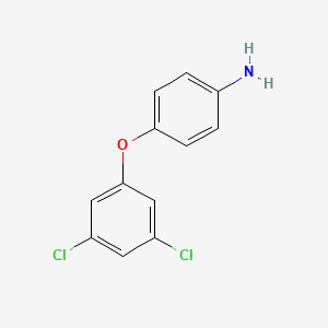 molecular formula C12H9Cl2NO B2662086 4-(3,5-二氯苯氧基)苯胺 CAS No. 76198-51-1
