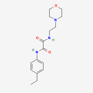 molecular formula C16H23N3O3 B2662087 N1-(4-ethylphenyl)-N2-(2-morpholinoethyl)oxalamide CAS No. 375358-31-9