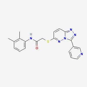 N-(2,3-dimethylphenyl)-2-[(3-pyridin-3-yl-[1,2,4]triazolo[4,3-b]pyridazin-6-yl)sulfanyl]acetamide