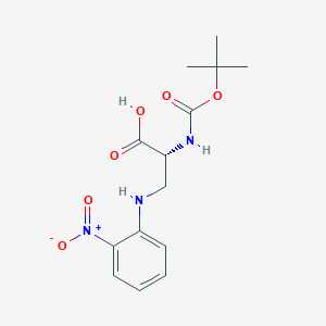 (R)-2-((tert-Butoxycarbonyl)amino)-3-((2-nitrophenyl)amino)propanoic acid