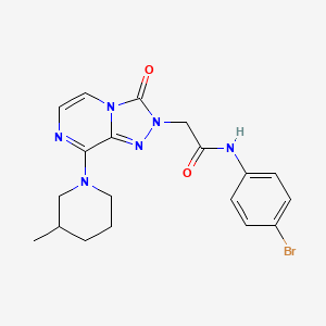 molecular formula C19H21BrN6O2 B2662161 N-(4-bromophenyl)-2-[8-(3-methylpiperidin-1-yl)-3-oxo[1,2,4]triazolo[4,3-a]pyrazin-2(3H)-yl]acetamide CAS No. 1251598-66-9