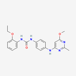 1-(2-Ethoxyphenyl)-3-(4-((6-methoxy-2-methylpyrimidin-4-yl)amino)phenyl)urea