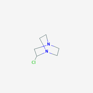molecular formula C6H11ClN2 B2662495 2-Chloro-1,4-diazabicyclo[2.2.2]octane CAS No. 1378716-17-6