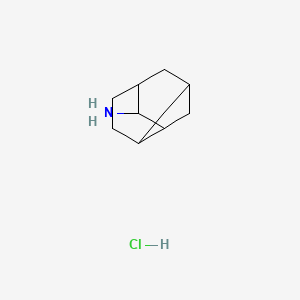 molecular formula C9H16ClN B2662504 Tricyclo[3.3.1.02,7]nonan-6-amine;hydrochloride CAS No. 2416234-86-9