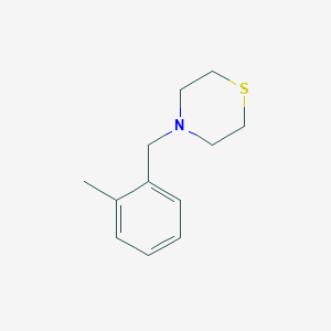 molecular formula C12H17NS B2662588 4-(2-Methylbenzyl)thiomorpholine CAS No. 331976-18-2