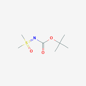 molecular formula C7H15NO3S B2662609 tert-butyl N-[dimethyl(oxo)-lambda6-sulfanylidene]carbamate CAS No. 62995-09-9
