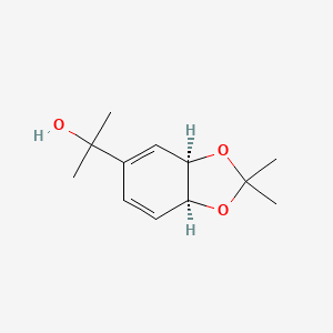 rac-2-((3aR,7aS)-2,2-dimethyl-3a,7a-dihydrobenzo[d][1,3]dioxol-5-yl)propan-2-ol