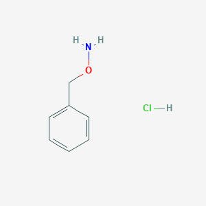 molecular formula C7H10ClNO B026628 O-Benzylhydroxylaminehydrochloride CAS No. 2687-43-6