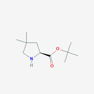 Tert-butyl (2S)-4,4-dimethylpyrrolidine-2-carboxylate