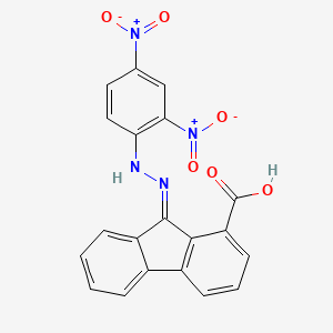 9-[(2,4-dinitrophenyl)hydrazinylidene]fluorene-1-carboxylic Acid
