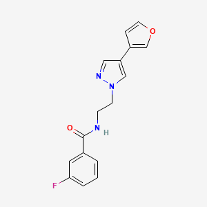 3-fluoro-N-(2-(4-(furan-3-yl)-1H-pyrazol-1-yl)ethyl)benzamide