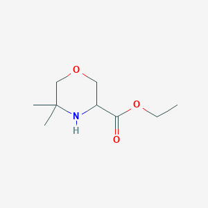 Ethyl 5,5-dimethylmorpholine-3-carboxylate