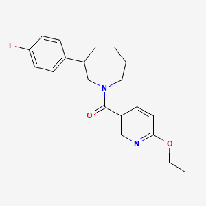 (6-Ethoxypyridin-3-yl)(3-(4-fluorophenyl)azepan-1-yl)methanone