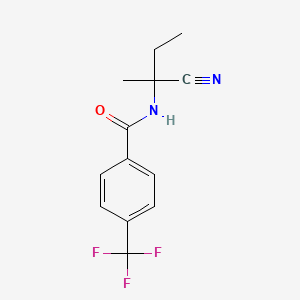N-(1-cyano-1-methylpropyl)-4-(trifluoromethyl)benzamide