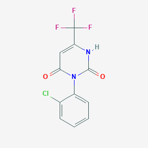 3-(2-chlorophenyl)-6-(trifluoromethyl)-2,4(1H,3H)-pyrimidinedione
