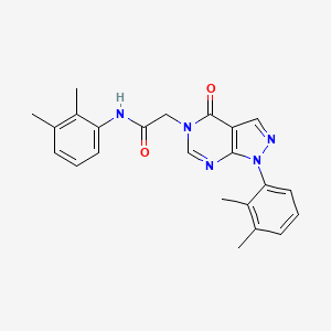 molecular formula C23H23N5O2 B2663073 N-(2,3-dimethylphenyl)-2-[1-(2,3-dimethylphenyl)-4-oxo-1H,4H,5H-pyrazolo[3,4-d]pyrimidin-5-yl]acetamide CAS No. 895021-85-9