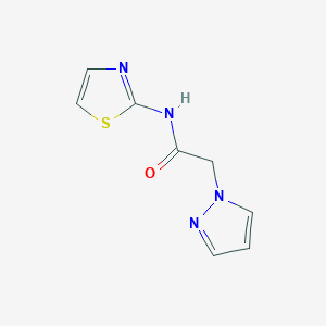 2-(1H-pyrazol-1-yl)-N-(thiazol-2-yl)acetamide