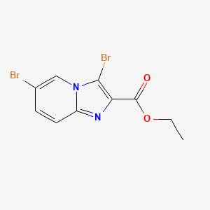 Ethyl 3,6-dibromoimidazo[1,2-a]pyridine-2-carboxylate