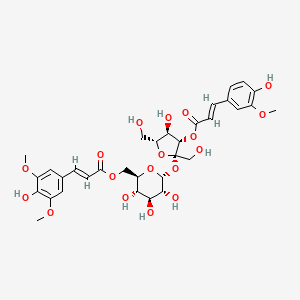 molecular formula C33H40O18 B2663256 Arillanin A 