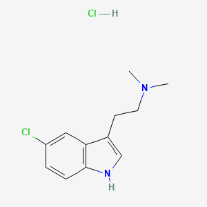 molecular formula C12H16Cl2N2 B2663284 5-Chloro DMT hydrochloride CAS No. 1016-45-1