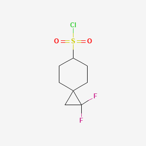 2,2-Difluorospiro[2.5]octane-6-sulfonyl chloride