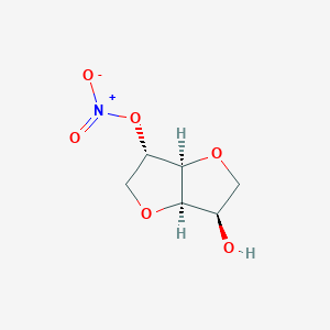 molecular formula C6H9NO6 B026633 异山梨醇 2-硝酸酯 CAS No. 16106-20-0