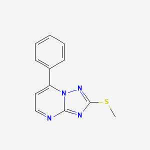 2-(Methylthio)-7-phenyl-[1,2,4]triazolo[1,5-a]pyrimidine